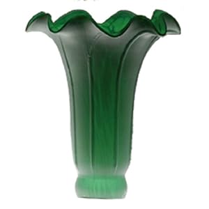 3.5W X 5H Pond Lily Lamp Shade, Green by Mea