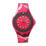 Toy Watch Women's JYA02PS Jelly Army Pink Camo Rubber Watch