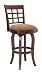 Berkline Family Dining Nutmeg Brown Cherry 26-Inch Dakota Swivel Barstool