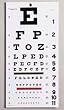 `Snellen Eye Chart- 22"L x 11"W