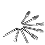 8 Pc Neiko Double Cut Carbide Rotary Burr Set