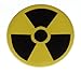RADIOACTIVE SYMBOL Pinback Button 1.25