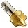 Niagara Cutter CRM125 High-Speed Steel End Mill, TiN Coated, 4 Flutes, Corner-Rounding End