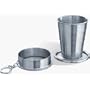 Visol Stainless Steel Telescopic Shot Cup with Key Chain (2oz)