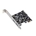 TeckNet USB 3.0 PCI Express Interface USB 3.0 Dual Expansion Card (Molex Splitter NOT included)
