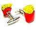 Fast Food French Fry Cufflinks w/Gift Box