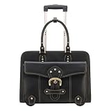 FranklinCovey Gabrielle Rolling Laptop Case - Black