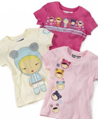 Click here to buy Harajuku Lovers Girls Short Sleeve Tee Shirt by Harajuku Lovers.