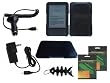 iShoppingdeals - Black Snap On Hard Shell Case Cover, Car Charger, Travel AC Charger, Screen Protector, Smart Cord Wrap for Amazon Kindle 3 Latest Generation 3G+WiFi