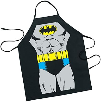Batman V 3.0! Thicker, More Luxurious. Flirty Hot Cute Cooking Apron for Kitchen & BBQ. Lovely Funny & Fashion With Anime Cartoon. A Great Novelty Gifts For Men and Women.(Batman)