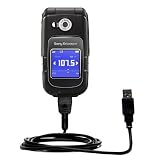 Klassisches USB Kabel f�r Sony Ericsson z710c mit Hot Sync und aufladen Einsatzm�glichkeiten - von Gomadic mit TipExchange Technology