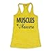 She Squats Clothing Muscles Mascara Burnout Gym Tank Top