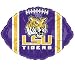 6 NCAA Official LSU Tigers 18 Football Shape Foil Balloons Great For Parties And Team Support