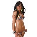 B�gel Bikini bunt mit Blumen verziert