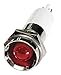 Protruding Indicator Light, LED Lamp Type, 12VDC Voltage, 12mm Mounting Dia. Size