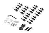1998-1999 Yamaha YZF R1 YZFR1 Black Spike Fairing Bolts
