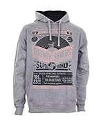 Seventy Seven Sudadera con Capucha Gig Poster (Gris Claro)