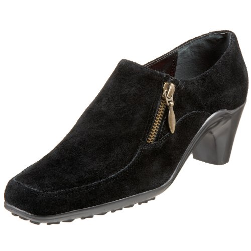 Aerosoles Women's At Last Slip On Loafer,Black Suede,10 M US