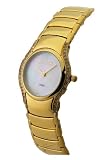 WOMENS SKAGEN STEEL GOLD DIAMOND LIKE WATCH 256SGXGD