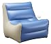 Sports : Scoop Chair Campingstuhl aufblasbar, blau/grau