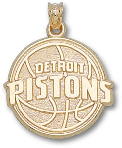 Detroit Pistons 14K Gold Pendant