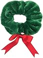 Outward Hound Kyjen  2969 LED Wreath Christmas Collar Holiday Accessory for Dogs, Medium, Green