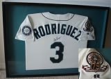 Alex Rodriguez Autographed/Hand Signed Seattle Mariners Custom Framed Authentic Jersey