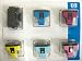 Hewlett Packard (HP) 02 Brand New Genuine Original OEM Inkjet Cartridge Set (Corporate Pack: 6 Pcs one of each color), plus a FREE Great Toners Brand Universal Compatible Cell Phone Leather Case
