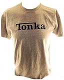 Tonka Truck Mens T-Shirt - Classic Tonka Truck Logo on Gray