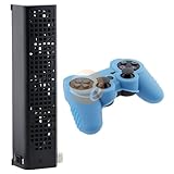 USB Cooling Fan +Case Skin Cover for SONY PlayStation 3