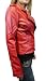 Red Motorcycle Faux Leather Jacket image 3