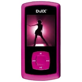 D-Jix - M260 - Lecteur mp4 - 4 Go - Rose