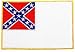 Confederate Stainless Banner Flag Embroidered Patch Iron-On Civil War Rebel Military Emblem