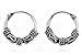 Bali Hoop Earring Diameter: 11mm Thickness: 3mm