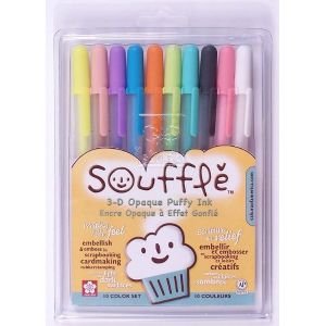 Sakura Souffle Opaque Puffy Ink Pens, 10-Pack