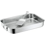 WMF Roasting Pan with Insert and Turner, 18/10 Stainless Steel, 40cmx28 cm  from Wmf