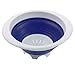 Progressive International 3 Qt Collapsible Colander, Blue and White