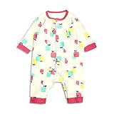baby ampersand りんご柄カバーオール　アイボリー　70cm