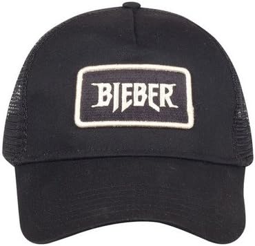 Black Justin Bieber Trucker Snapback Hat, One Size Fits All