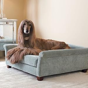 Mitchell Gold and Bob Williams Scroll Pet Sofa - Mushroom - Frontgate Dog Bed