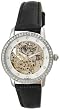AK Anne Klein 108441MPBK AK Anne Klein Womens Automatic Crystal Accented Watch 108441MPBK