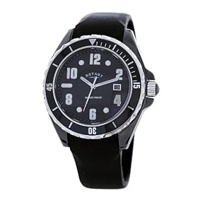 Rotary Men's Ceramic Case Diver's Watch CATKIL3 With  Rubber Strap