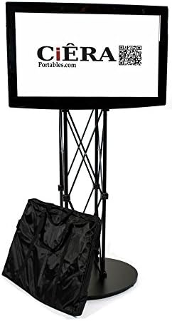 CiERA Portables EZ Fold Portable TV Stand for 28-70 Inch TV's - Black