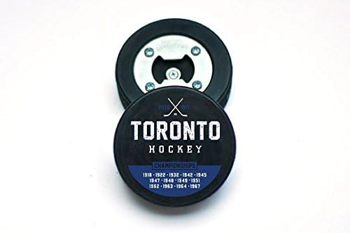 The PuckOpener - Hockey Puck Bottle Opener - Toronto Champs