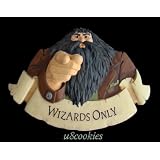 Harry Potter Hagrid "WIZARDS ONLY" Door/Wall Plaque by Warner Bros. Hallmark 2000