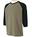 Authentic Pigment 6 oz Pigment-Dyed 3/4-Sleeve Baseball Jersey - 1945
