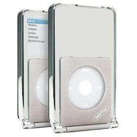 Griffin Centerstage for iPod 5G 30/60/80GB - Poly Cases w/ Flip Stand (Gun Metal)