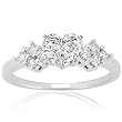 0.50 Ct Heart Shaped Diamond Engagement Ring 14K VS2 F-COLOR EGL
