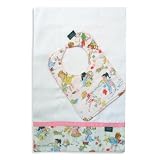 Let's Play House Bib and Burp Cloth Set