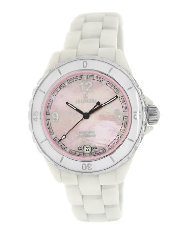 Le Chateau Women's 5801_PNK_MOP Condezza LC All Ceramic Watch